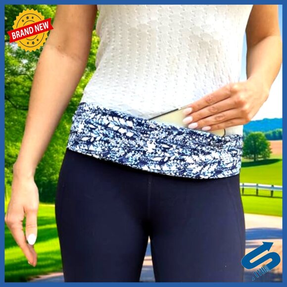 Plus Size Adjustable Fanny Pack with Hidden Pockets for Travel & Running